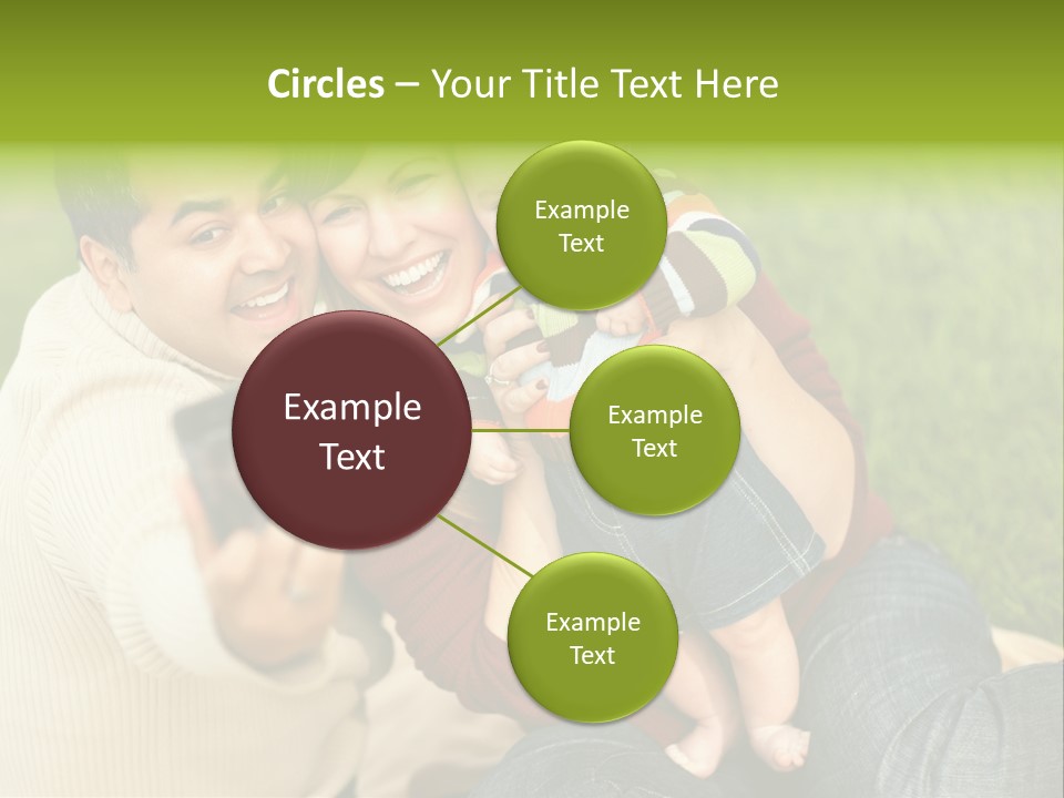 Casual Picture Happiness PowerPoint Template