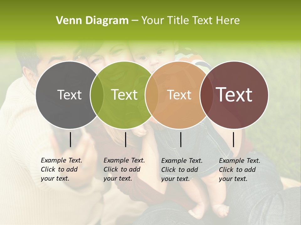 Casual Picture Happiness PowerPoint Template