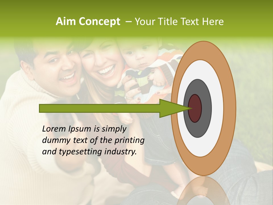 Casual Picture Happiness PowerPoint Template