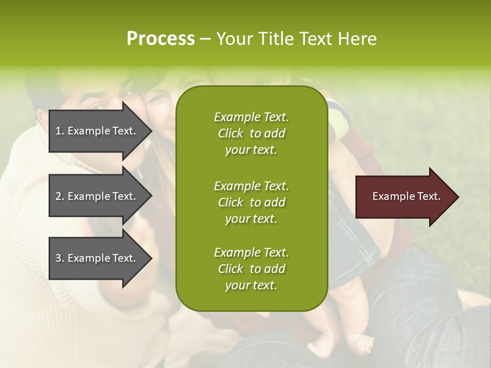 Casual Picture Happiness PowerPoint Template