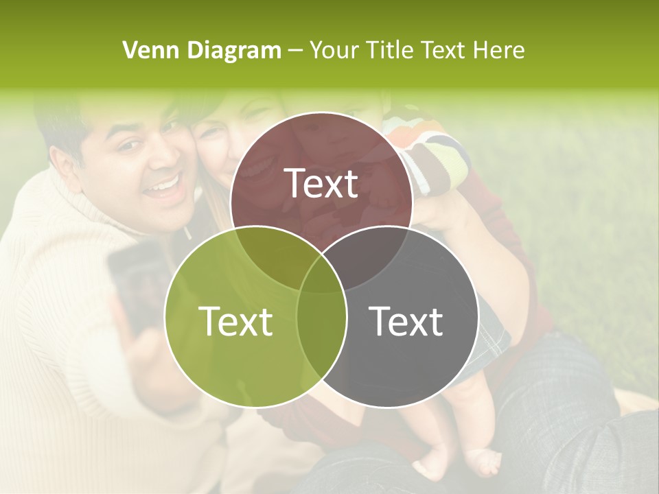 Casual Picture Happiness PowerPoint Template