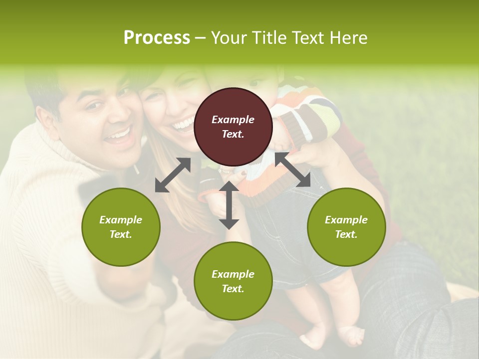 Casual Picture Happiness PowerPoint Template