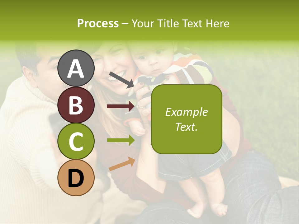 Casual Picture Happiness PowerPoint Template