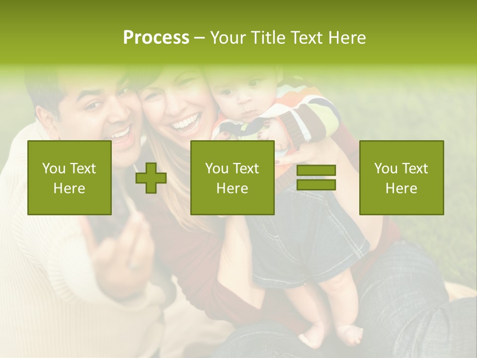 Casual Picture Happiness PowerPoint Template