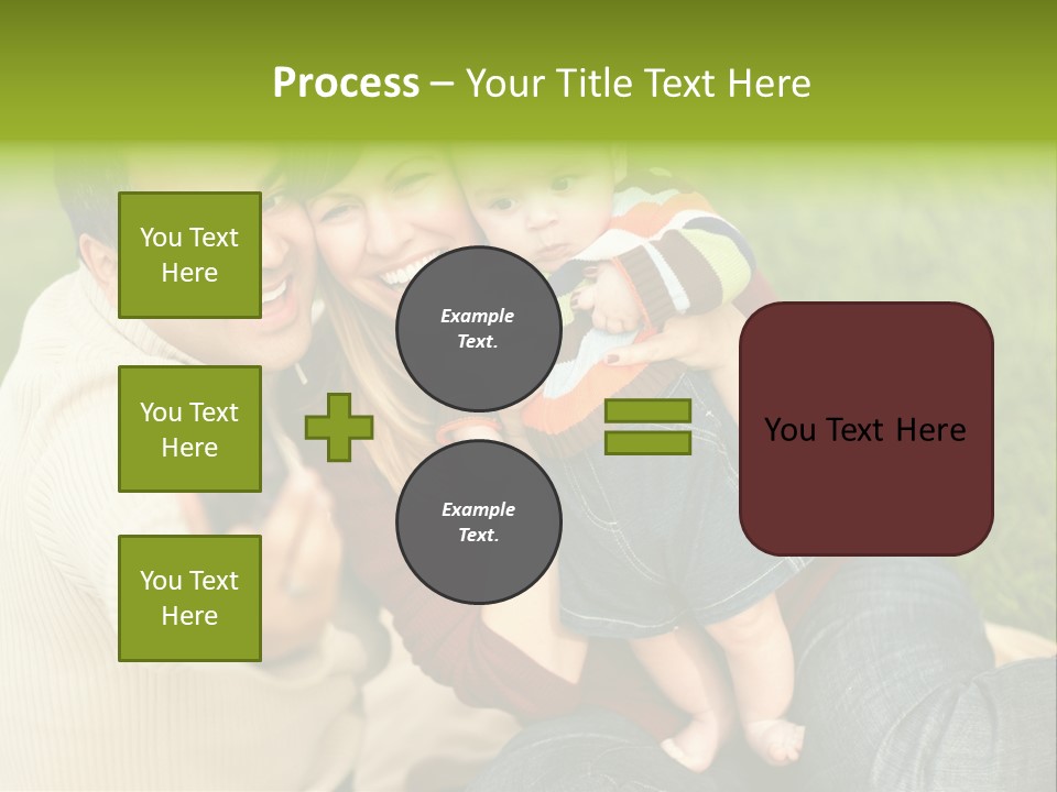 Casual Picture Happiness PowerPoint Template