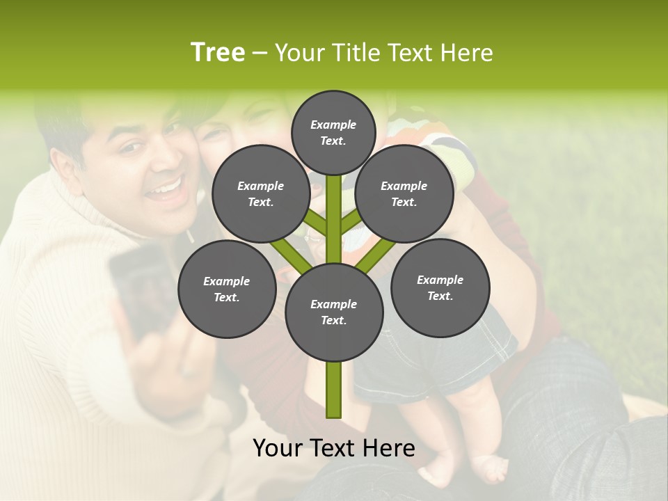 Casual Picture Happiness PowerPoint Template