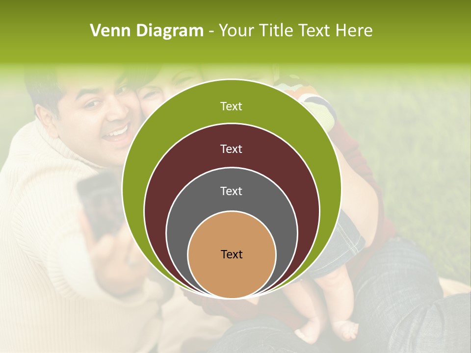 Casual Picture Happiness PowerPoint Template