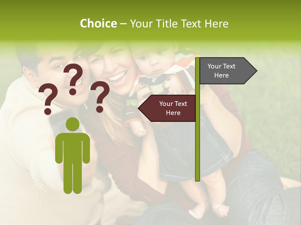 Casual Picture Happiness PowerPoint Template