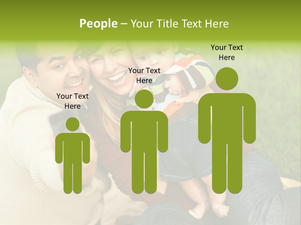 Casual Picture Happiness PowerPoint Template