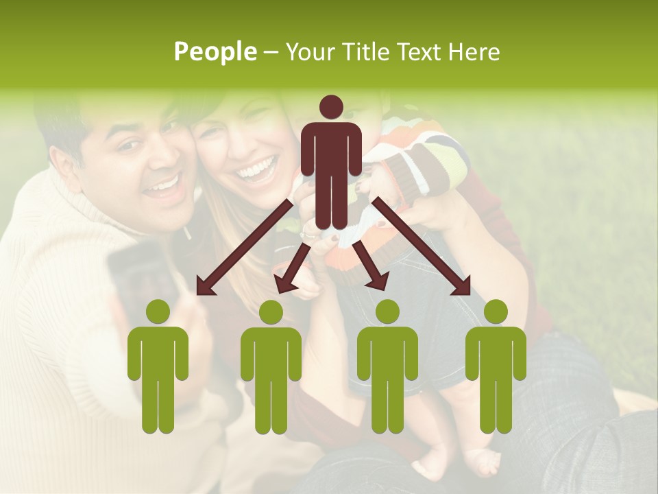 Casual Picture Happiness PowerPoint Template