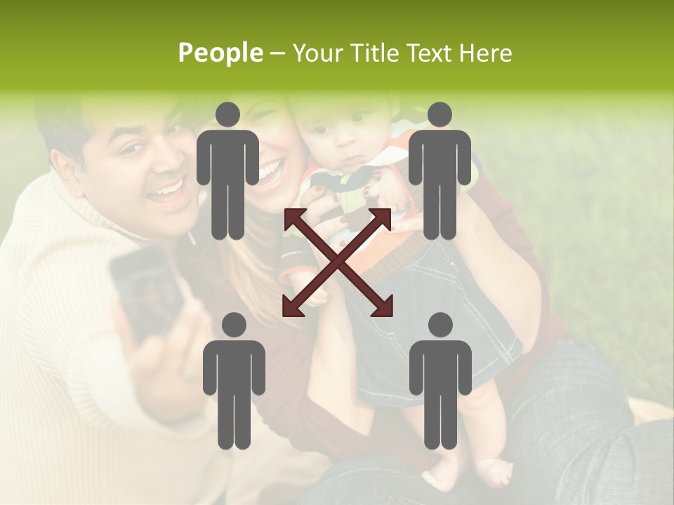 Casual Picture Happiness PowerPoint Template