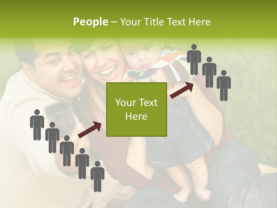 Casual Picture Happiness PowerPoint Template