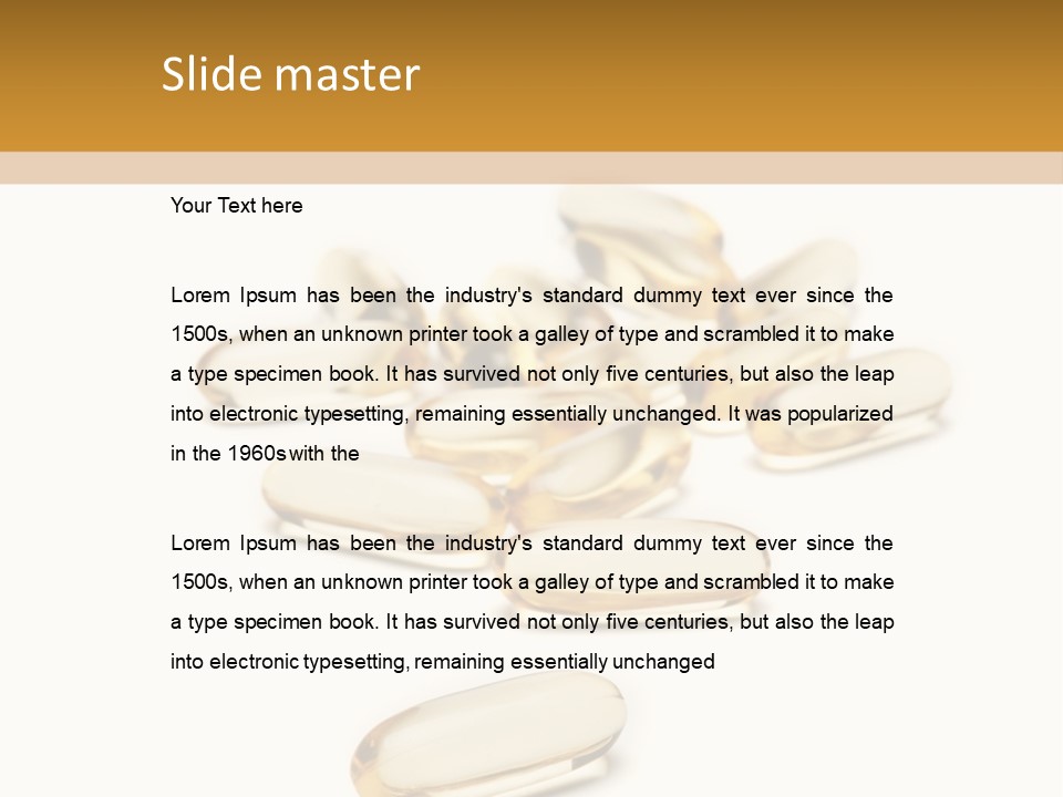 Gelatin Eating White PowerPoint Template