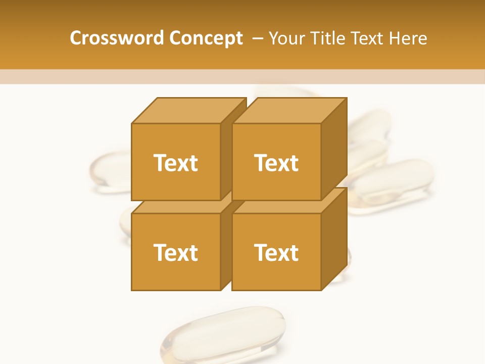 Gelatin Eating White PowerPoint Template