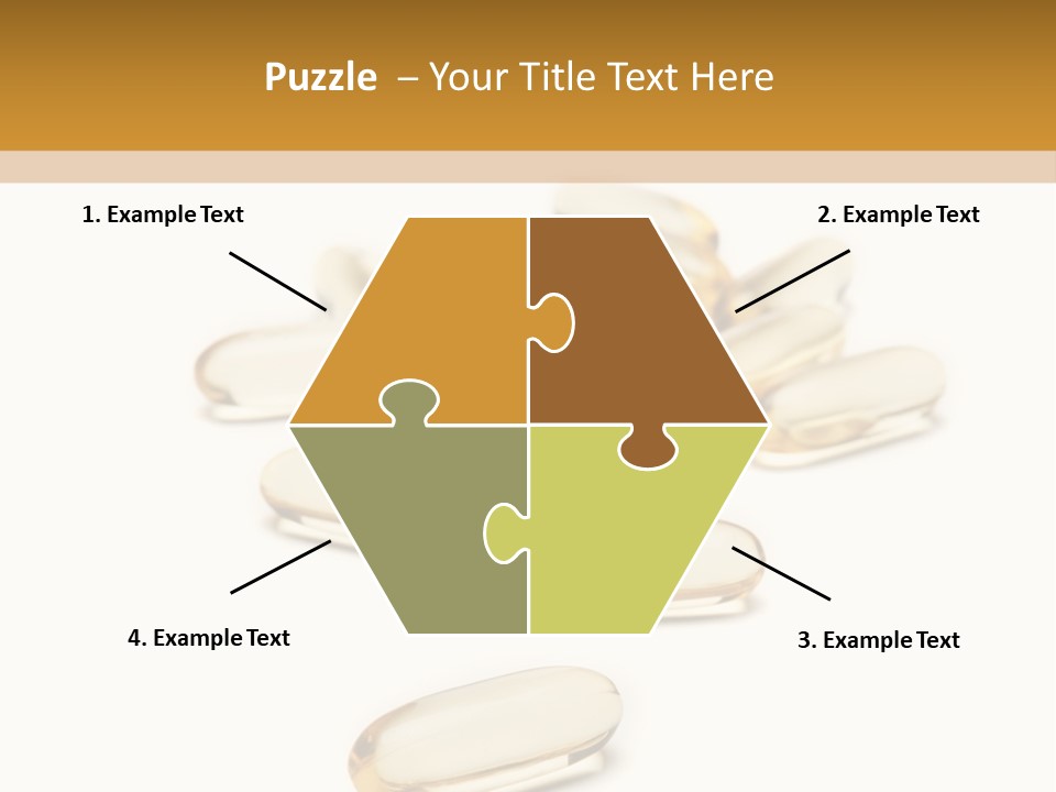 Gelatin Eating White PowerPoint Template