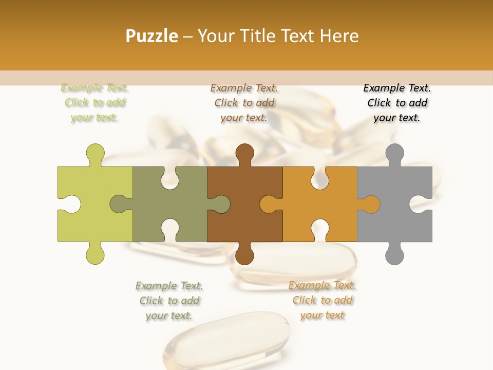 Gelatin Eating White PowerPoint Template