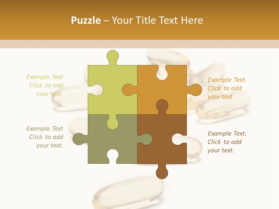 Gelatin Eating White PowerPoint Template