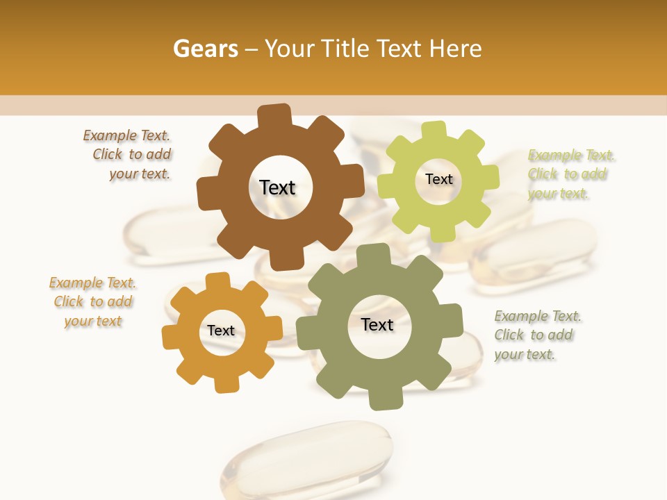 Gelatin Eating White PowerPoint Template