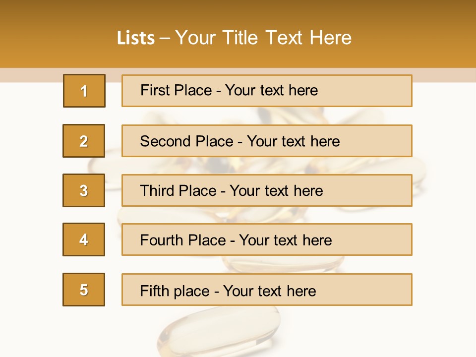 Gelatin Eating White PowerPoint Template