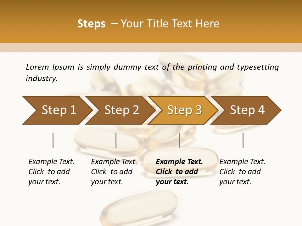 Gelatin Eating White PowerPoint Template