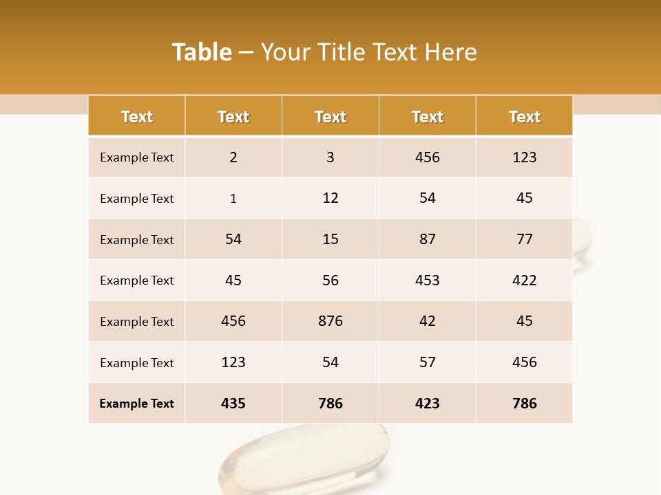 Gelatin Eating White PowerPoint Template