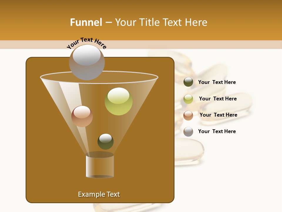 Gelatin Eating White PowerPoint Template