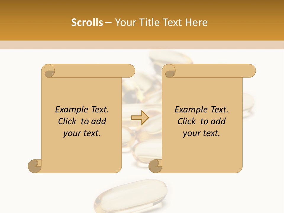 Gelatin Eating White PowerPoint Template