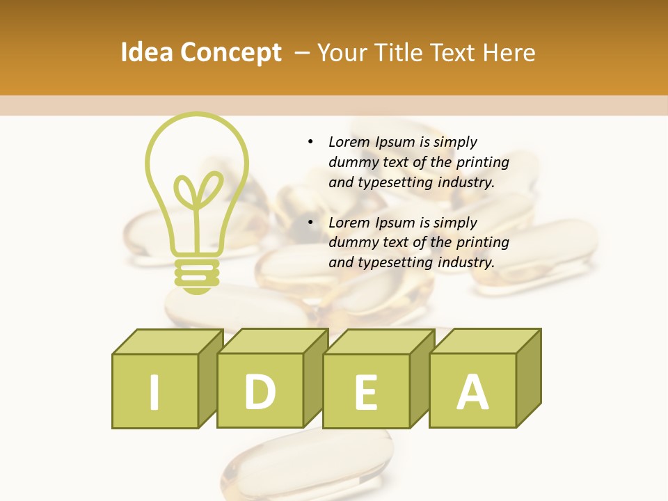 Gelatin Eating White PowerPoint Template