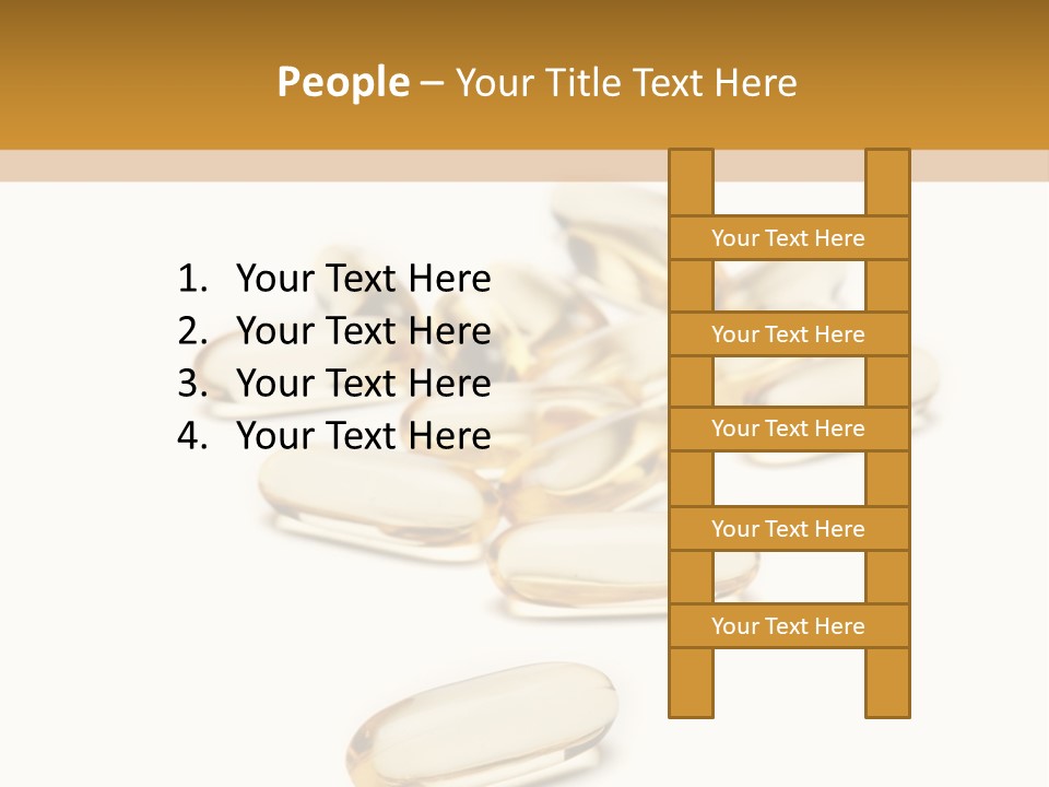 Gelatin Eating White PowerPoint Template