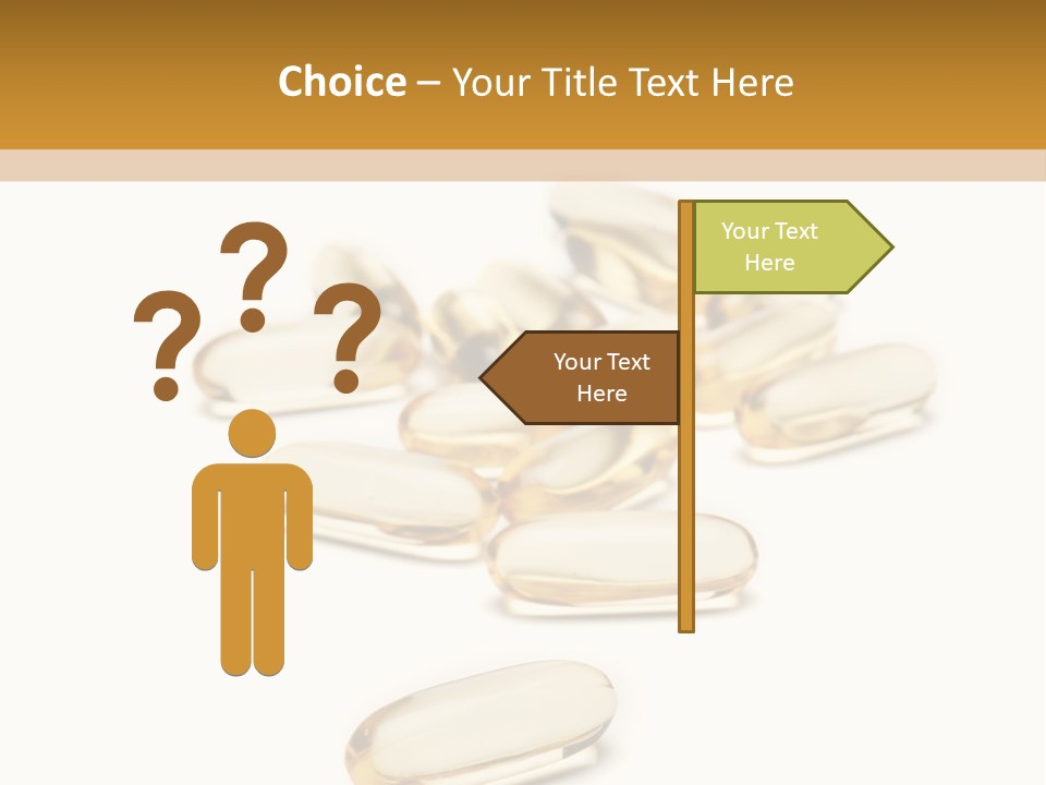 Gelatin Eating White PowerPoint Template