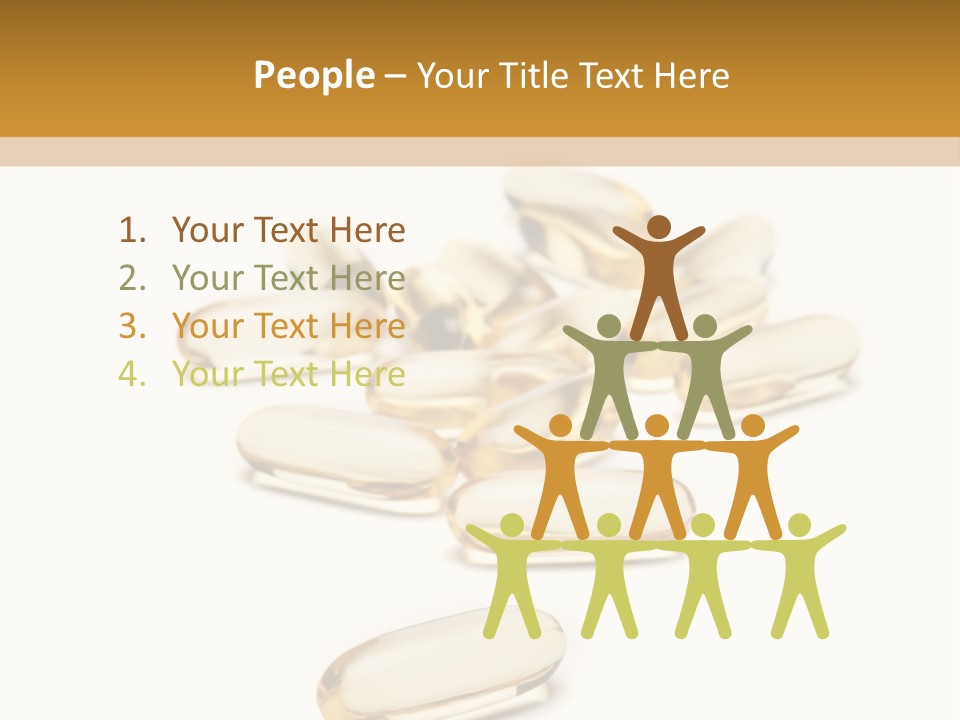 Gelatin Eating White PowerPoint Template