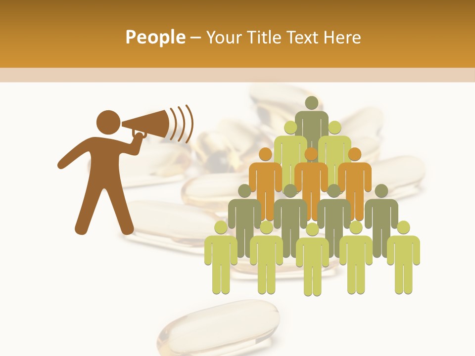 Gelatin Eating White PowerPoint Template