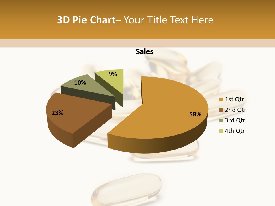 Gelatin Eating White PowerPoint Template