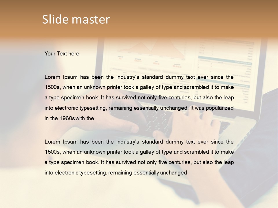 Portrait Sofa House PowerPoint Template