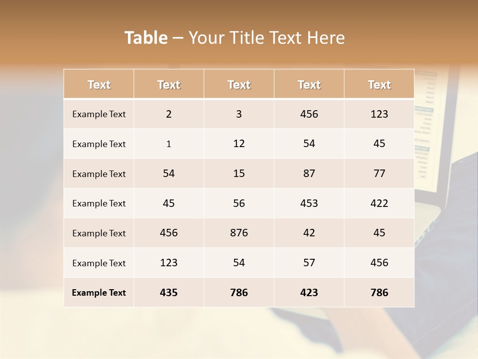 Portrait Sofa House PowerPoint Template
