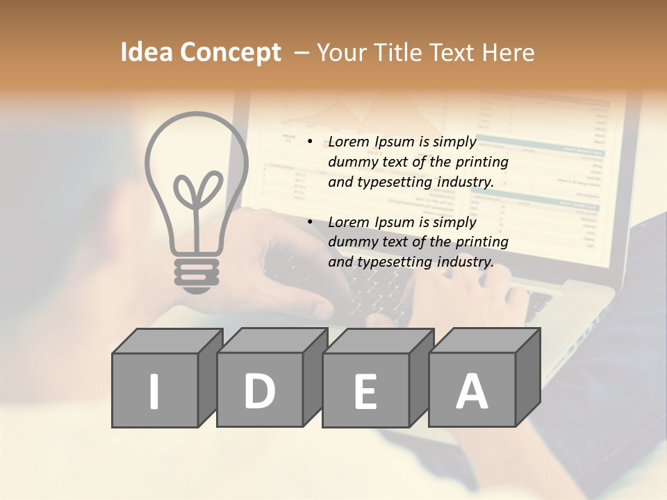 Portrait Sofa House PowerPoint Template