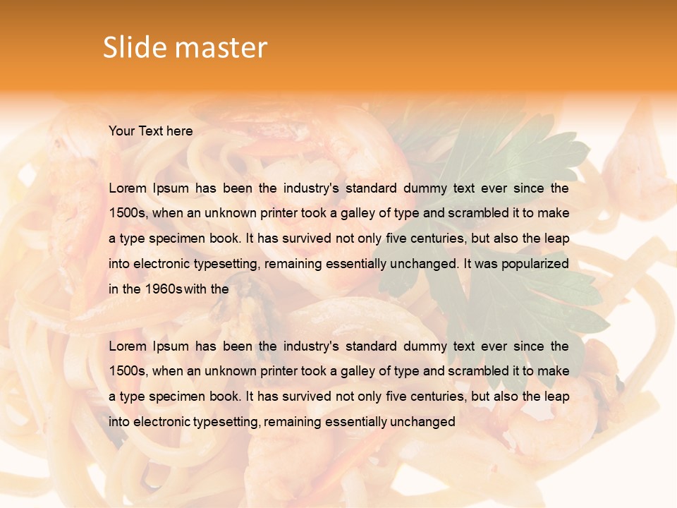 Noodles Fresh Calories PowerPoint Template