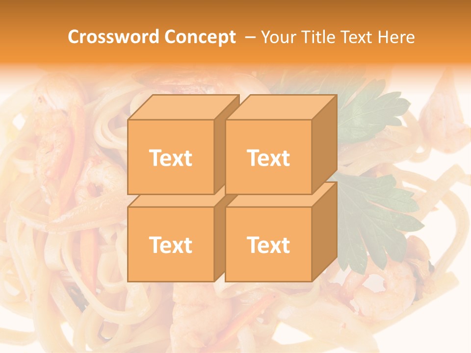 Noodles Fresh Calories PowerPoint Template