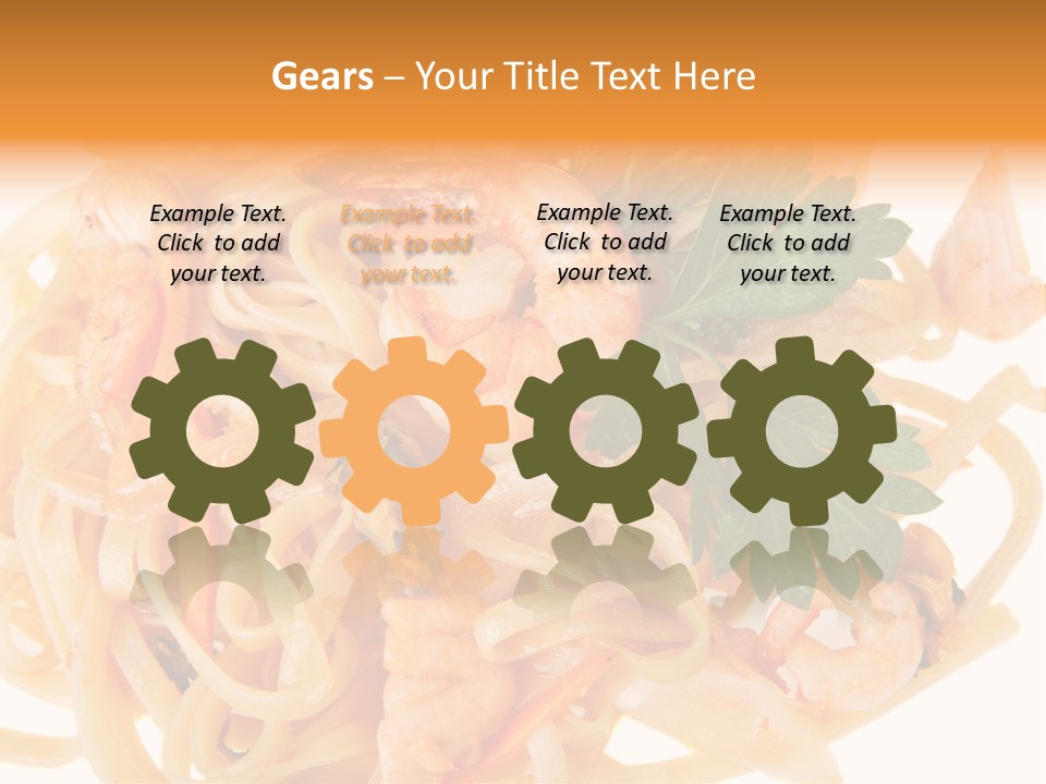 Noodles Fresh Calories PowerPoint Template