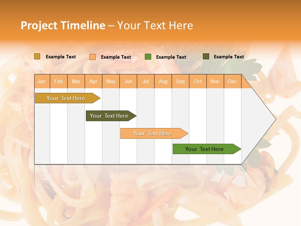 Noodles Fresh Calories PowerPoint Template
