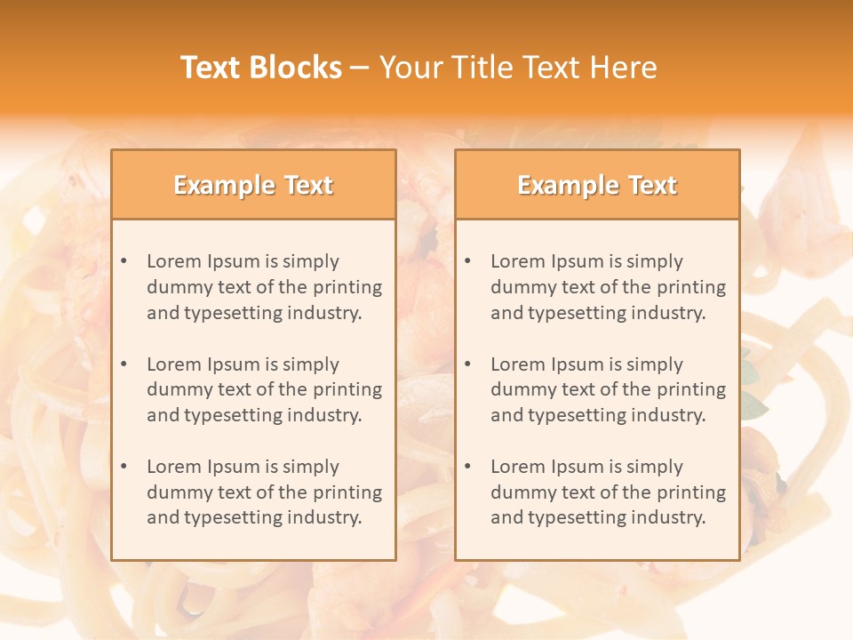 Noodles Fresh Calories PowerPoint Template