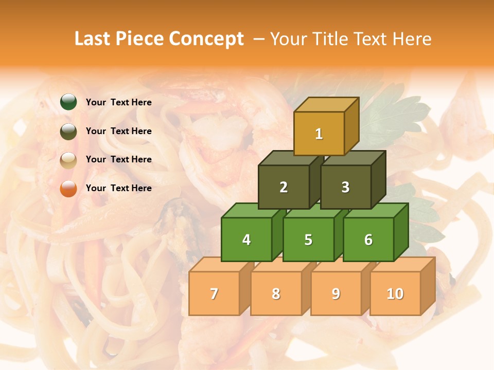 Noodles Fresh Calories PowerPoint Template