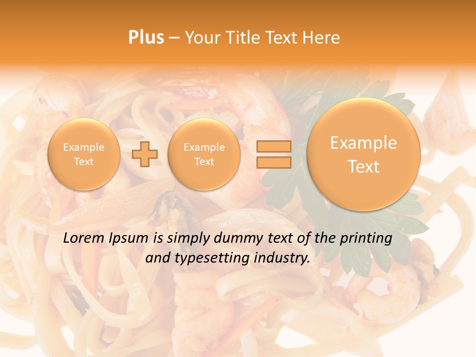Noodles Fresh Calories PowerPoint Template