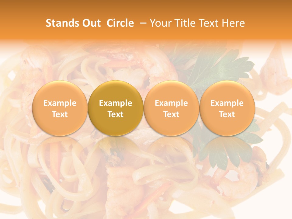Noodles Fresh Calories PowerPoint Template