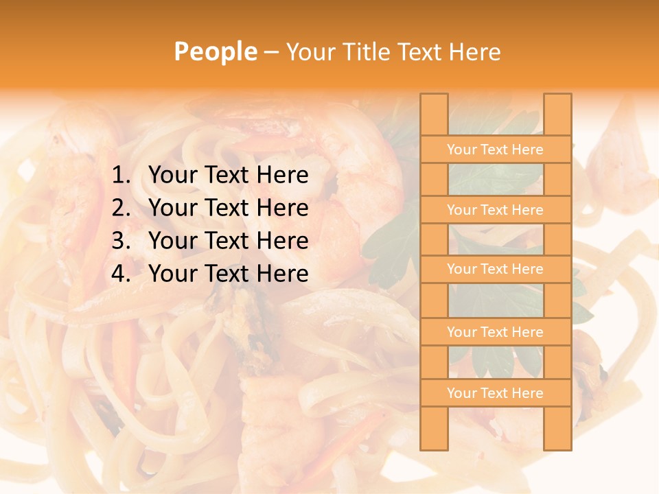 Noodles Fresh Calories PowerPoint Template