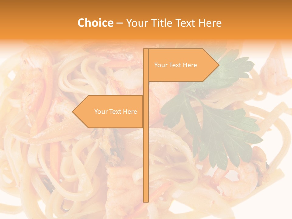 Noodles Fresh Calories PowerPoint Template