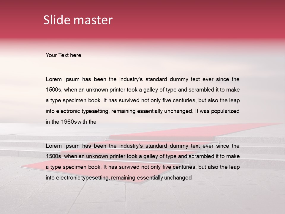 Background Horizon Career PowerPoint Template