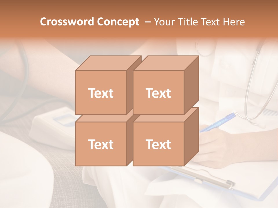 Senior Blood Hand PowerPoint Template