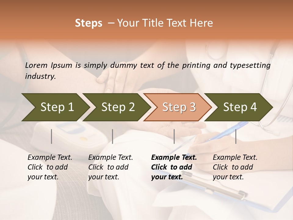Senior Blood Hand PowerPoint Template