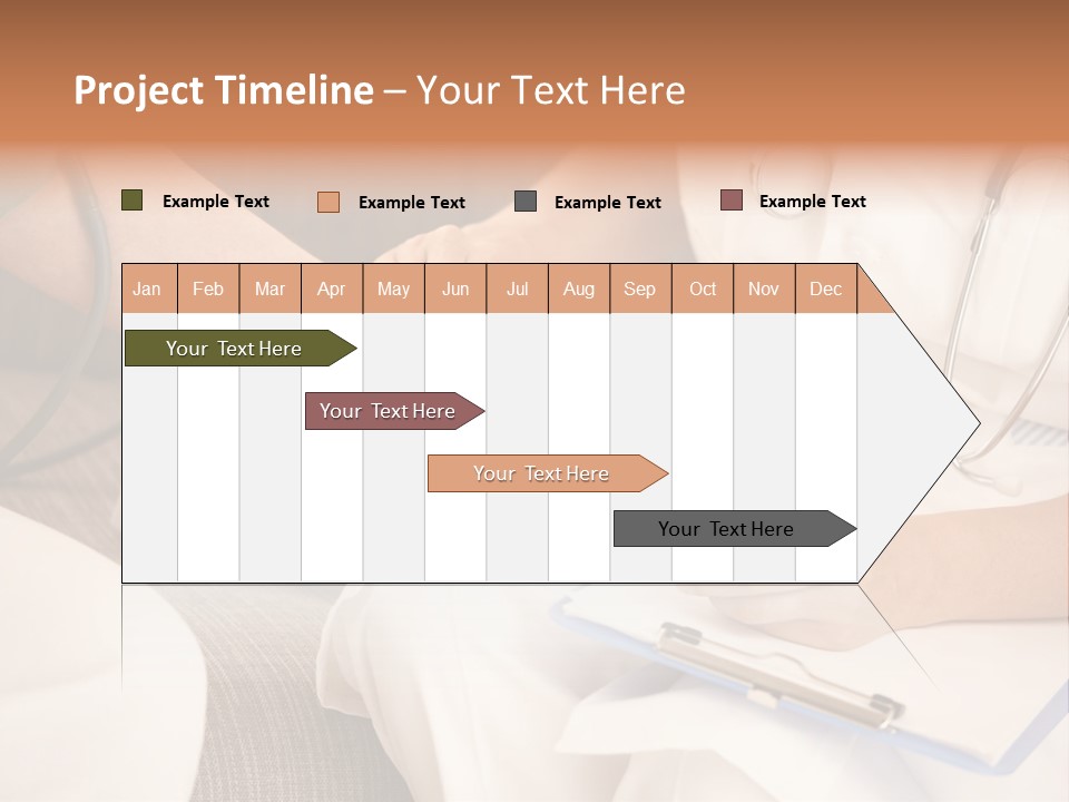 Senior Blood Hand PowerPoint Template